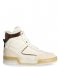 Shabbies  Mid-Top Sneaker Mix Materials White Rose (3003)